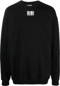 VTMNTS Sweater met grafische print Zwart