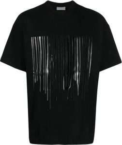 VTMNTS T-shirt met grafische print Zwart