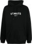 VTMNTS Hoodie met logoprint Zwart - Thumbnail 1