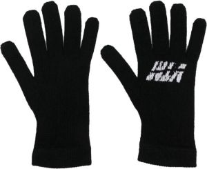 VTMNTS Intarsia handschoenen Zwart