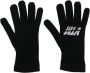 VTMNTS Intarsia handschoenen Zwart - Thumbnail 1