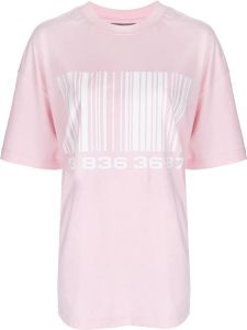 VTMNTS Katoenen T-shirt Roze