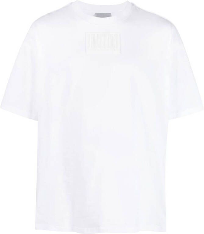 VTMNTS T-shirt met logopatch Wit