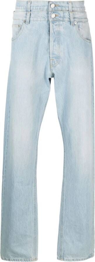 VTMNTS Straight jeans Blauw