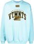VTMNTS Sweater met logoprint Blauw - Thumbnail 1