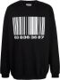 VTMNTS Sweater met print Zwart - Thumbnail 1