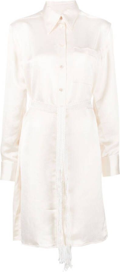 Wales Bonner Blousejurk met lange mouwen Beige