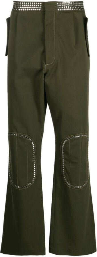 Wales Bonner Broek met studs Groen