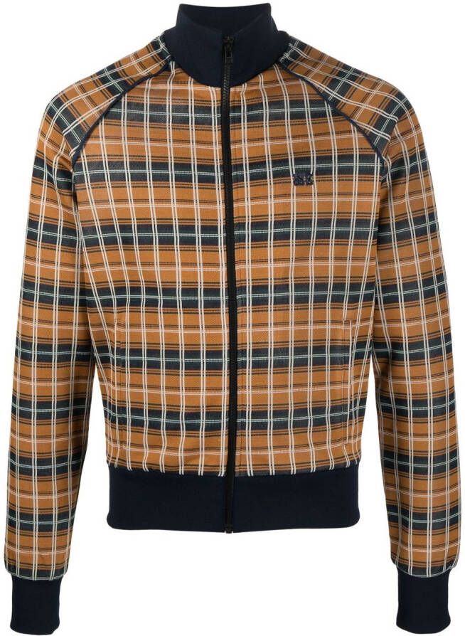 Wales Bonner Geruit bomberjack Blauw