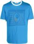 Wales Bonner T-shirt met print Blauw - Thumbnail 1