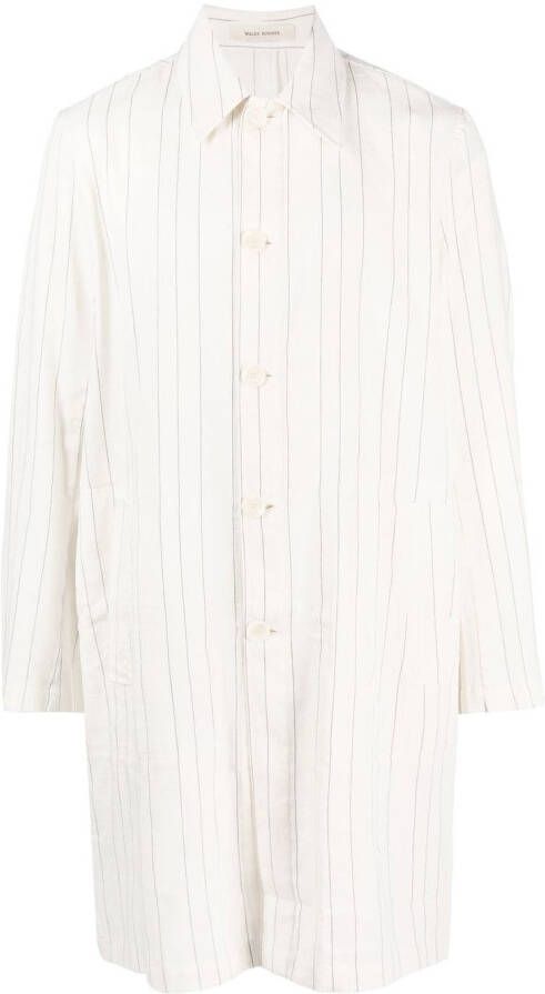 Wales Bonner Gestreept overhemd Beige