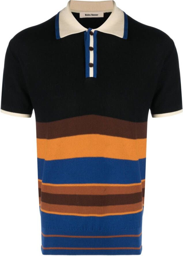 Wales Bonner Intarsia vest Zwart