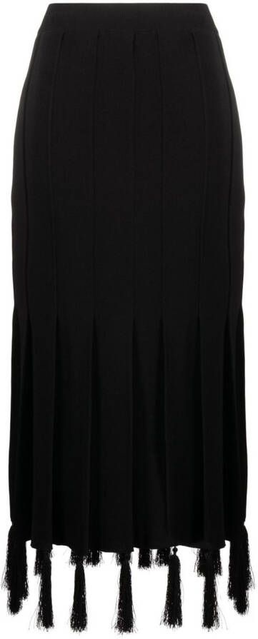 Wales Bonner Mouwloze jurk Zwart