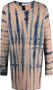 Wales Bonner T-shirt met tie-dye print Bruin - Thumbnail 1