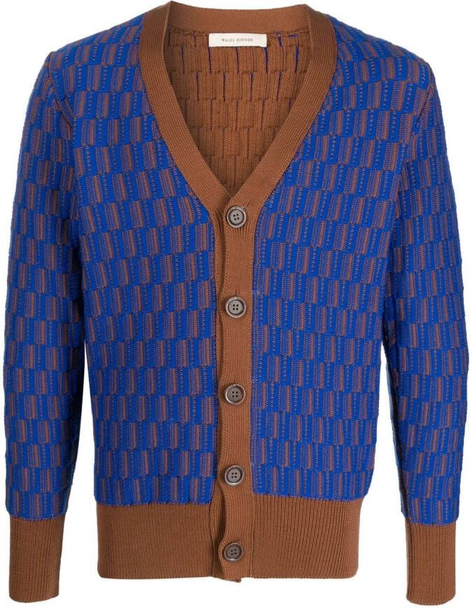 Wales Bonner Vest met print Bruin