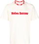 Wales Bonner T-shirt met logopatch Beige - Thumbnail 1