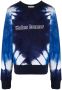 Wales Bonner Sweater met geborduurd logo Blauw - Thumbnail 1