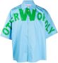 Walter Van Beirendonck Overhemd met korte mouwen Blauw - Thumbnail 1