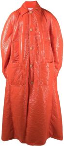 Walter Van Beirendonck Oversized jas Oranje