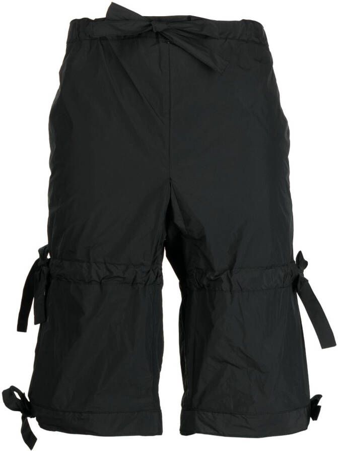 Walter Van Beirendonck Shorts met trekkoord Zwart