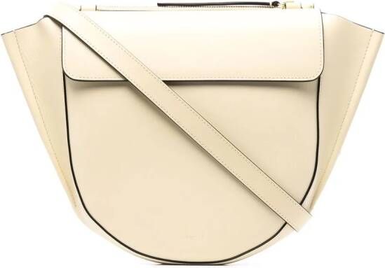 Wandler Hortensia leren shopper Beige
