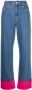 Wandler Jeans met contrasterende cuffs Blauw - Thumbnail 1