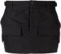 WARDROBE.NYC Black Cargo Pockets Mini Skirt Zwart - Thumbnail 1