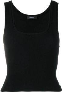 WARDROBE.NYC Black Sleeveless Vest Top Zwart