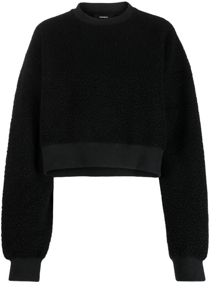WARDROBE.NYC Cropped sweater Zwart