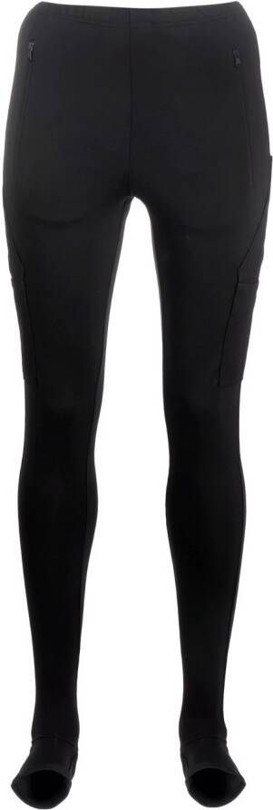WARDROBE.NYC Legging met meerdere zakken Zwart