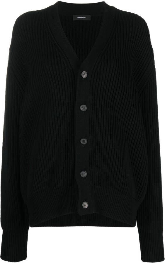 WARDROBE.NYC Oversized vest Zwart