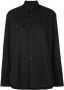 WARDROBE.NYC Shirt van popeline Zwart - Thumbnail 1