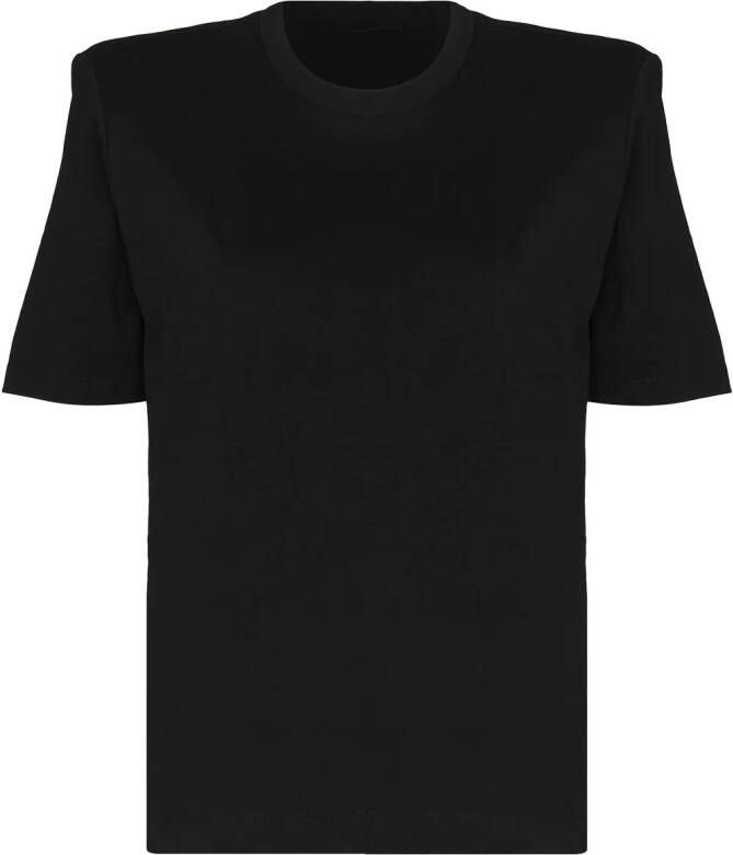 WARDROBE.NYC T-shirt met gestructureerde schouders Zwart