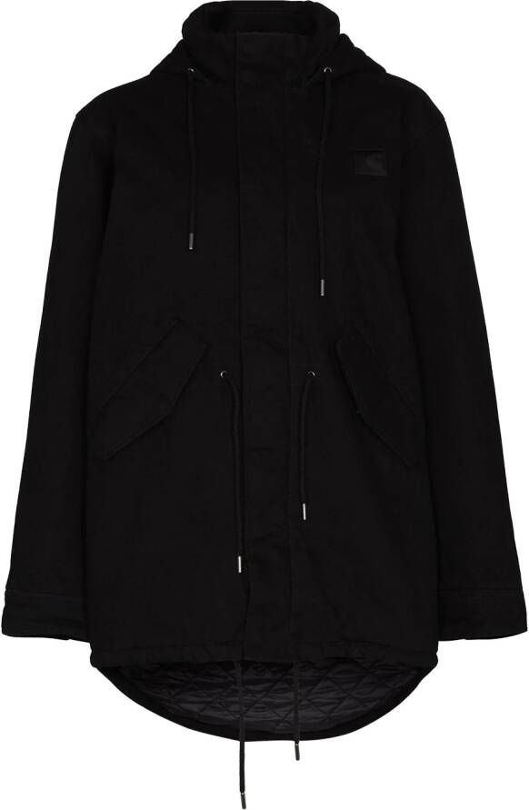 WARDROBE.NYC x Carhartt parka met capuchon Zwart