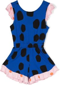 WAUW CAPOW by BANGBANG Playsuit met print Blauw