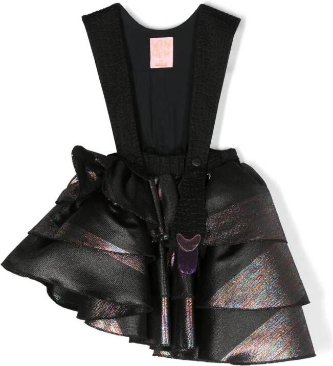 WAUW CAPOW by BANGBANG Jurk met metallic-effect Zwart