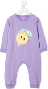 WAUW CAPOW by BANGBANG Onesie met patch Paars