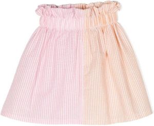 WAUW CAPOW by BANGBANG Rosemary ruffled-detail cotton skirt Roze