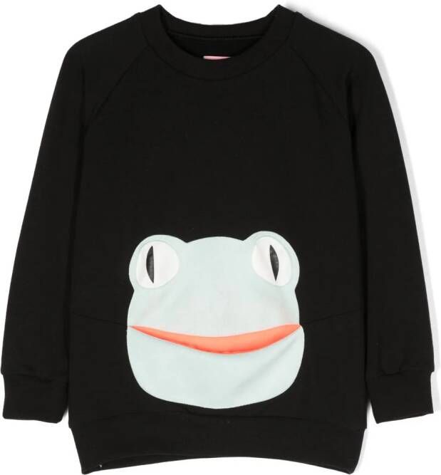 WAUW CAPOW by BANGBANG Sweater met patches Zwart