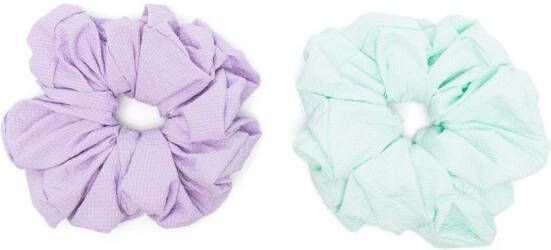 WAUW CAPOW by BANGBANG Twee scrunchies Paars