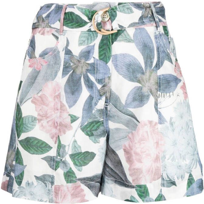 We Are Kindred Shorts met structuur Wit