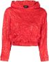 We11done Blouse met gekreukt effect Rood - Thumbnail 1