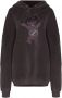 We11done Hoodie met teddybeerprint Paars - Thumbnail 1