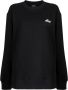 We11done Sweater met logopatch Zwart - Thumbnail 1