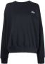 We11done Sweater met logopatch Blauw - Thumbnail 1