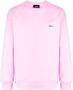 We11done Sweater met logopatch Roze - Thumbnail 1