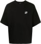 We11done T-shirt met logopatch Zwart - Thumbnail 1
