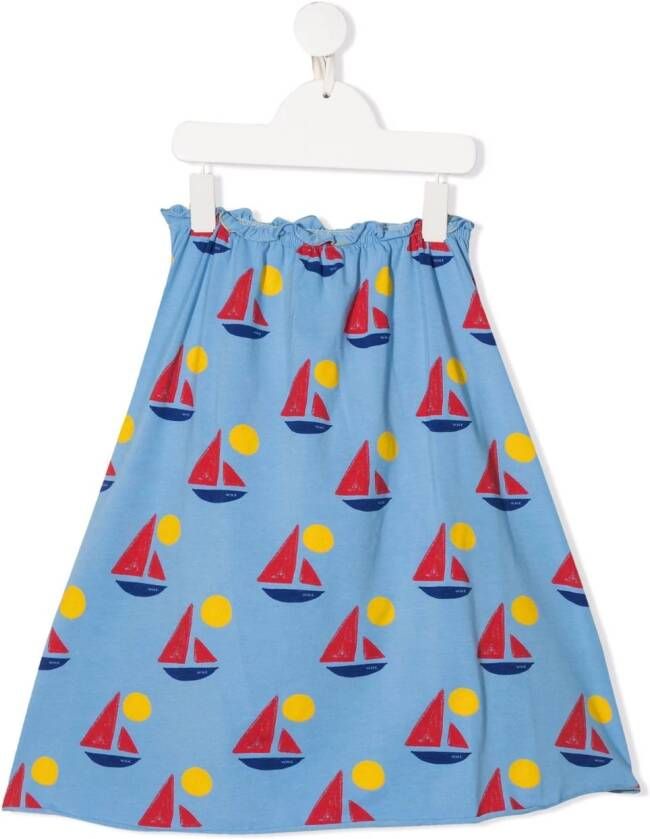 Weekend House Kids. Rok met A-lijn Blauw