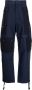 White Mountaineering Broek met meerdere zakken Blauw - Thumbnail 1