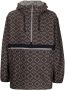 White Mountaineering Jack met geometrisch patroon Bruin - Thumbnail 1